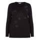 BEIGE LABEL GALAXY EMBELLISHED BLACK TOP