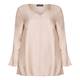 BEIGE LABEL V NECK BELL CUFF TUNIC