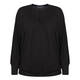 BEIGE STRETCH JERSEY TOP BLACK
