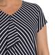 BEIGE label navy chevron fold TOP
