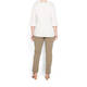 BEIGE LABEL TRUMPET CUFF TOP CREAM