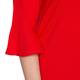 BEIGE TRUMPET CUFF TOP RED