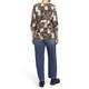 BEIGE STRETCH JERSEY TOP BROWN