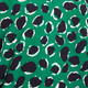 Beige Jersey Abstract Print Top Green