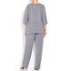 BEIGE LABEL GREY LINEN TOP 