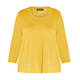 BEIGE STRETCH JERSEY TOP YELLOW