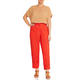 Beige Flax Linen High-waisted Trouser Tomato 