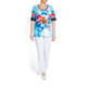 BEIGE LABEL FLORAL PRINT TOP