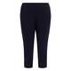 Beige Pull On Trousers Navy