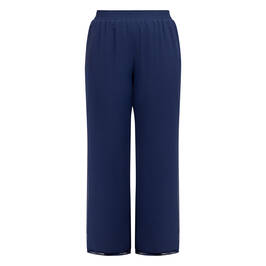 Godske Pull On Georgette Trousers Navy  - Plus Size Collection