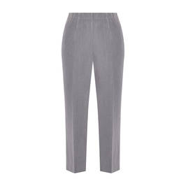 Beige Pull On Trouser Grey Parallel Leg - Plus Size Collection