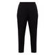 Beige Pull-On Trousers Black