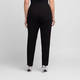 Beige Pull-On Trousers Black