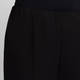 Beige Pull-On Trousers Black