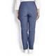 BEIGE NARROW LEG WARM TOUCH TROUSERS IN DENIM BLUE