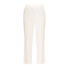 Beige Pull on Trouser White - Plus Size Collection