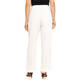 Beige Pull-On Trouser White