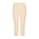 Beige Pull on Cotton Blend Cropped Trouser Sand