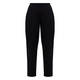 Beige Knitted Pull-On Trousers Black