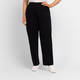 Beige Knitted Pull-On Trousers Black