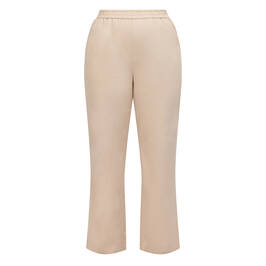 Beige Pull-On Trouser Sand - Plus Size Collection