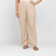 Beige Pull-On Trouser Sand