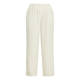 Beige Linen Pull On Trousers Champagne