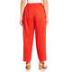 Beige Flax Linen High-waisted Trouser Tomato 