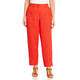 Beige Flax Linen High-waisted Trouser Tomato 