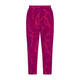 Beige Abstract Print Trousers Fuchsia 