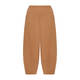 Beige Jersey Harem Pants Camel 