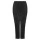 BEIGE LABEL BLACK CRYSTAL PLEATED JERSEY PULL ON TROUSERS 