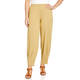 Beige Jersey Trousers Harem Trouser Gold