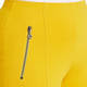 Beige Pull-on Trousers Yellow