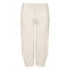 BEIGE TECHOSTRETCH TROUSERS 3D HEM