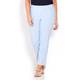 BEIGE label pale blue techostretch cropped TROUSERS