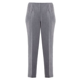 BEIGE SMART PULL-ON TROUSER GREY - Plus Size Collection