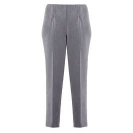 BEIGE SMART PULL-ON TROUSER GREY - Plus Size Collection