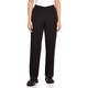 BEIGE STRAIGHT PULL-ON TROUSER BLACK