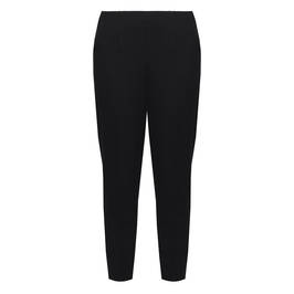 BEIGE PULL-ON ANKLE GRAZER TROUSER BLACK - Plus Size Collection
