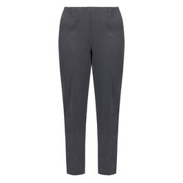 BEIGE PULL-ON TROUSER GREY - Plus Size Collection