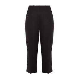BEIGE 7/8 TROUSER PULL-ON BLACK - Plus Size Collection