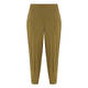 BEIGE STRETCH JERSEY TAPERED TROUSERS OLIVE