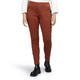 BEIGE STRETCH JERSEY PULL ON TROUSER CINNAMON