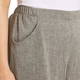 BEIGE CHEESECLOTH LINEN TROUSER GREY
