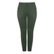 BEIGE JERSEY PULL ON TROUSERS GREEN