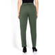 BEIGE JERSEY PULL ON TROUSERS GREEN