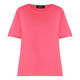 BEIGE COTTON T-SHIRT PINK