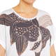 BEIGE JERSEY EMBELLISHED T-SHIRT WHITE 