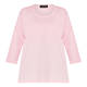 BEIGE 3/4 SLEEVE COTTON T-SHIRT PINK 